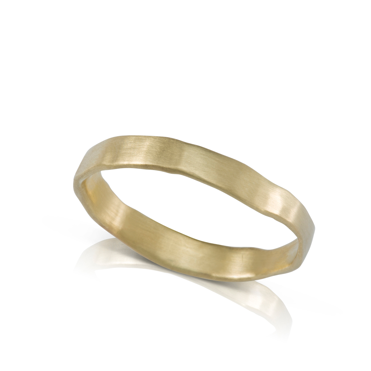 טבעת נישואין אסימטרית לגבר או לאישה